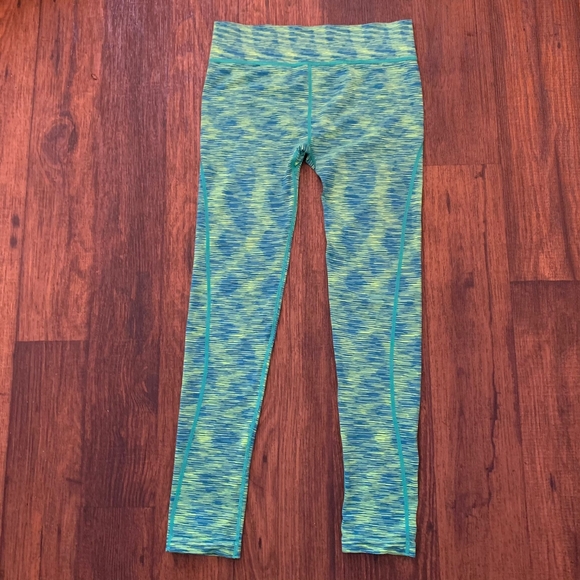 Amazing Sport Pants - Amazing Sports Leggings Women Size L/XL Green Blue Yoga Running